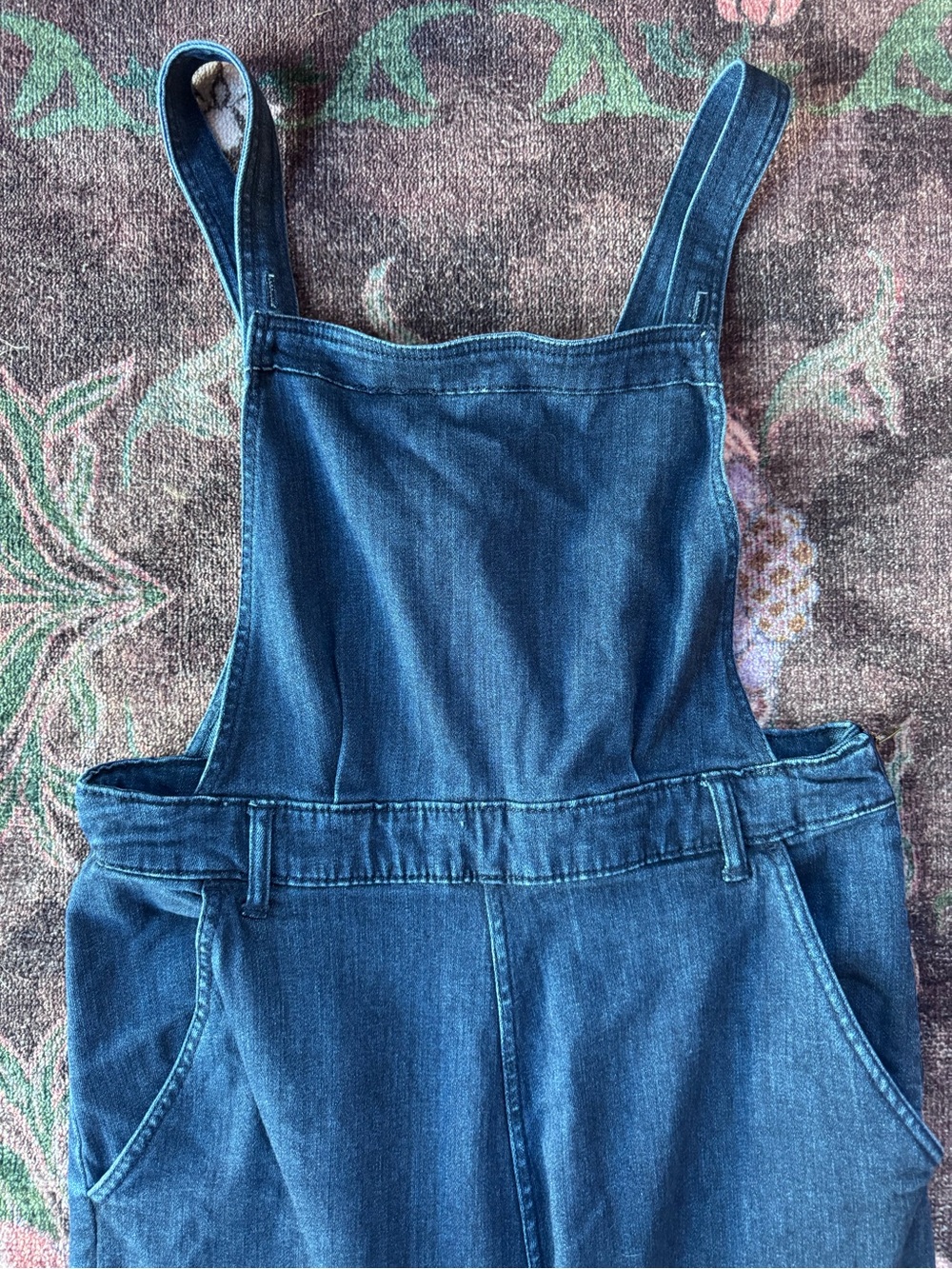 Universal Thread Denim Blue Wide-Leg Overalls Women's Jumpsuit - 16 - Picture 3 of 6